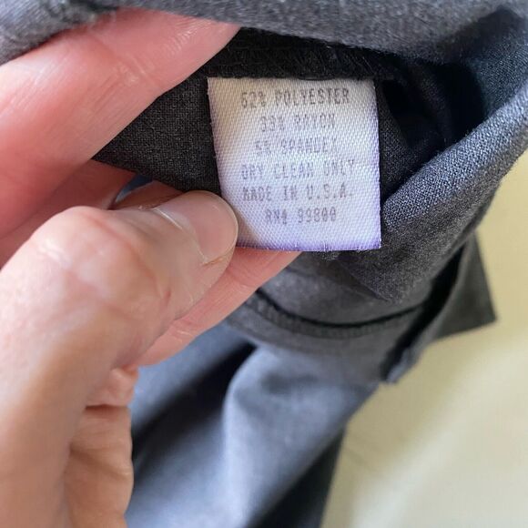 Sutton Studio Pants Womens Size 8 Gray Office Career NWT USA Made Bloomingdales - Picture 4 of 8